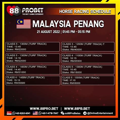 malaysia horse racing results